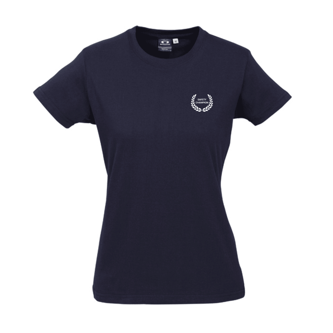 Ladie’s T-Shirt – Navy | Safety Champion